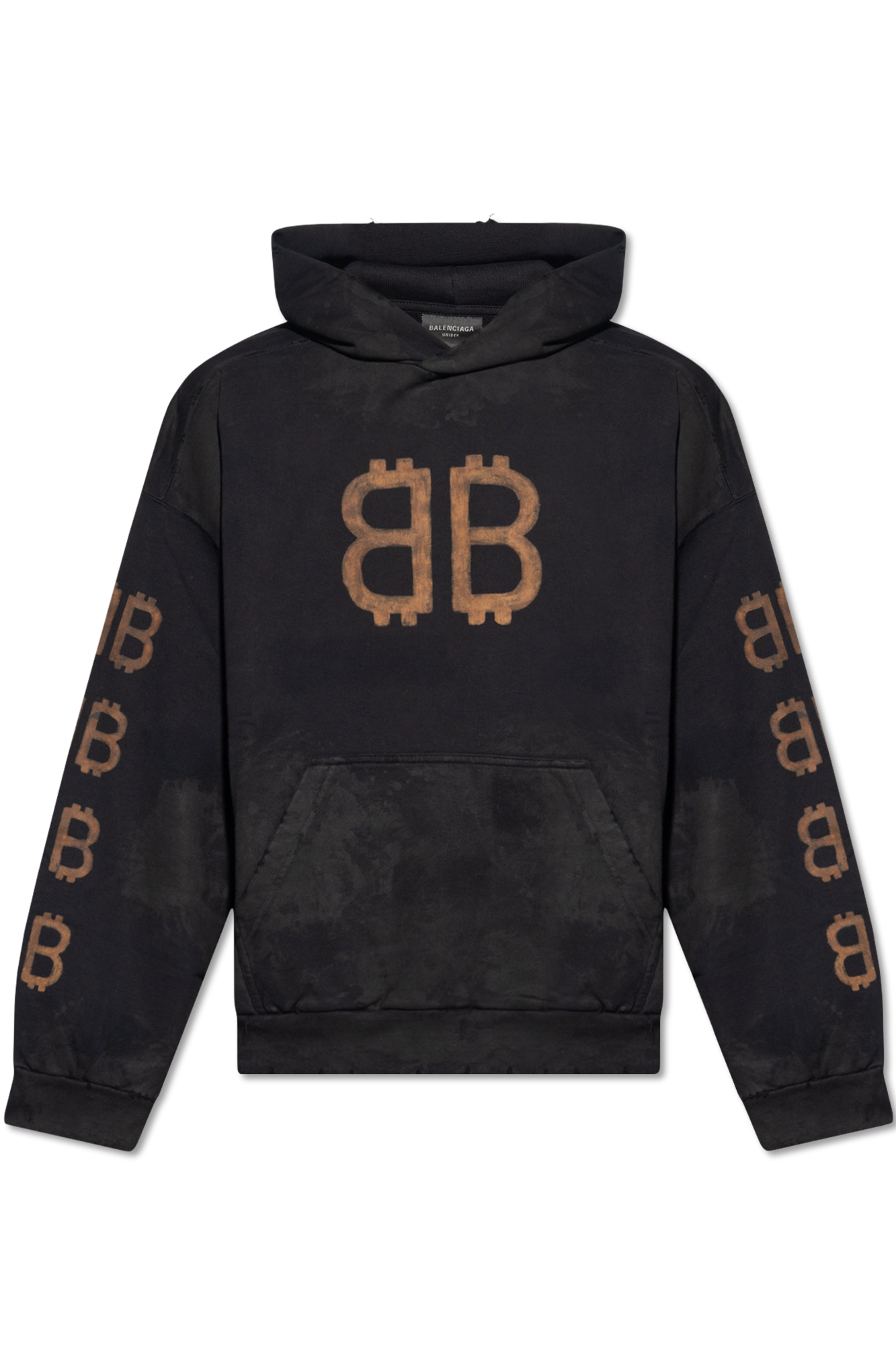 Balenciaga hoodie sale womens gold